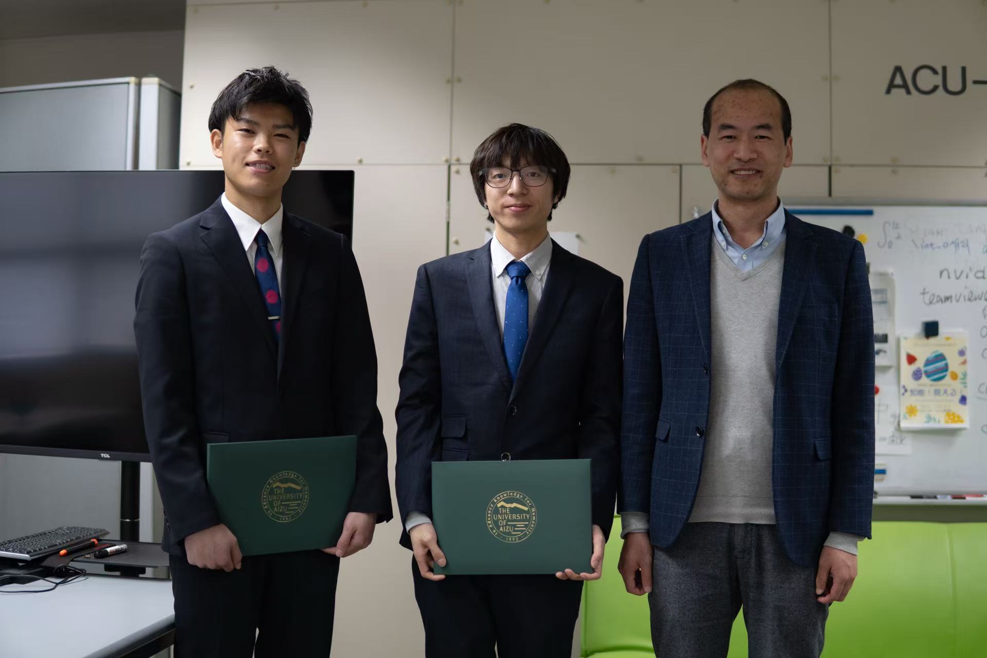 Graduation day at the University of Aizu